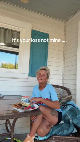 Breakfast on the front porch … it’s a beautiful morning .. #breakfast #laborday #coffee #frontporch 