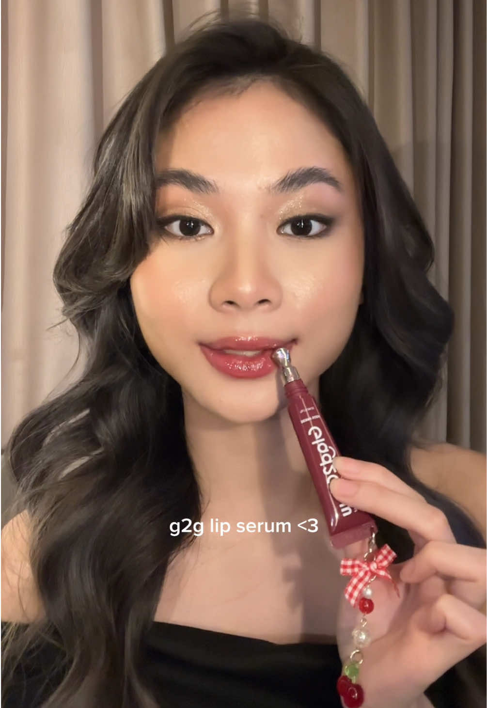 ketagihan shade berry 💋 #g2glipserum #lipcharmserum 