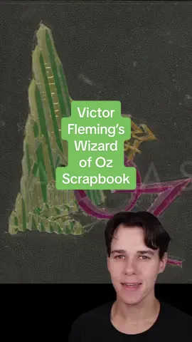 It’s a good time to look back at Victor Fleming’s Wizard of Oz scrapbook 👠  #hollywoodhistory #oldhollywood #judygarland #wizardofoz 