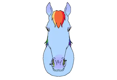 In honor of me getting my septum pierced. #mlp #mylittlepony #rainbowdash #pinkiepie #septum 