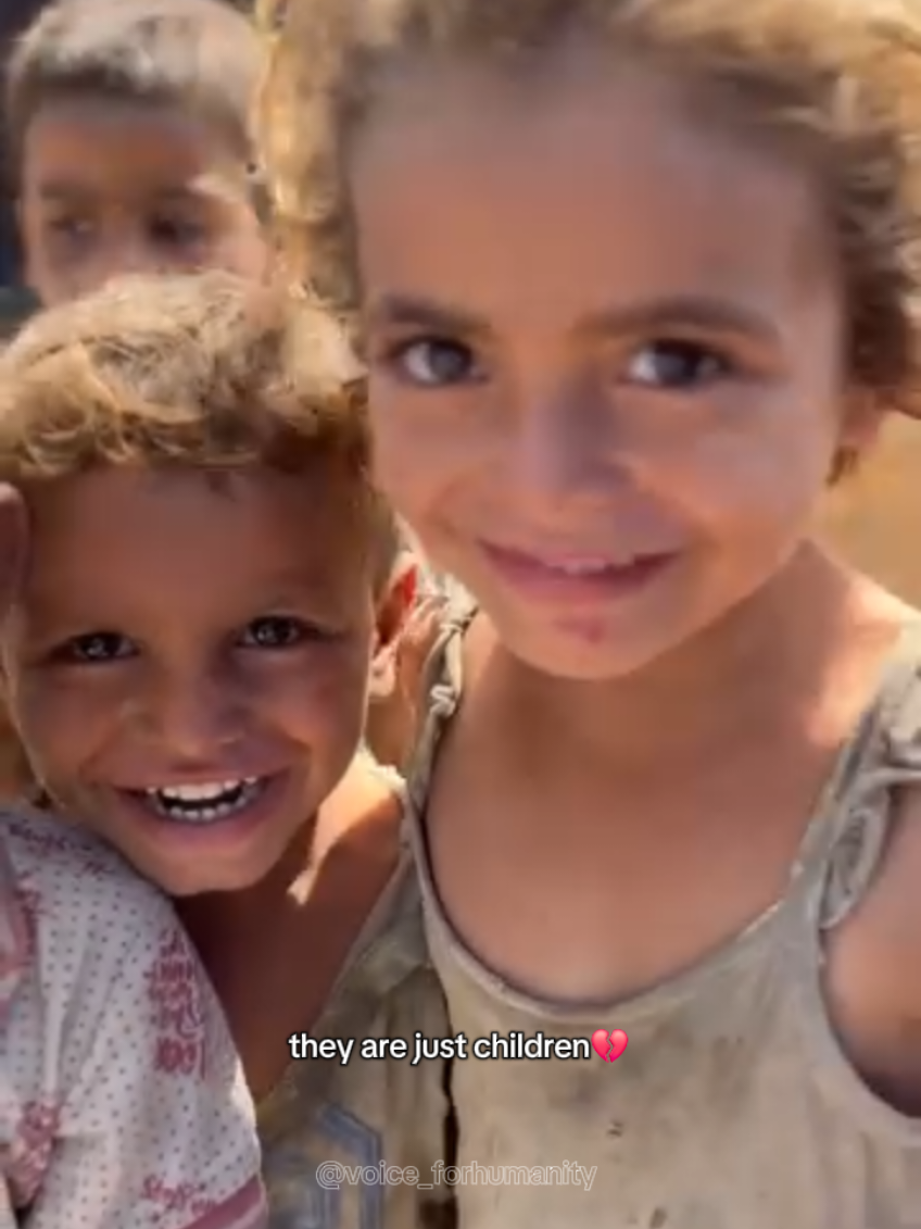 They are just children💔#humanity #children #gaza #fyp #world 