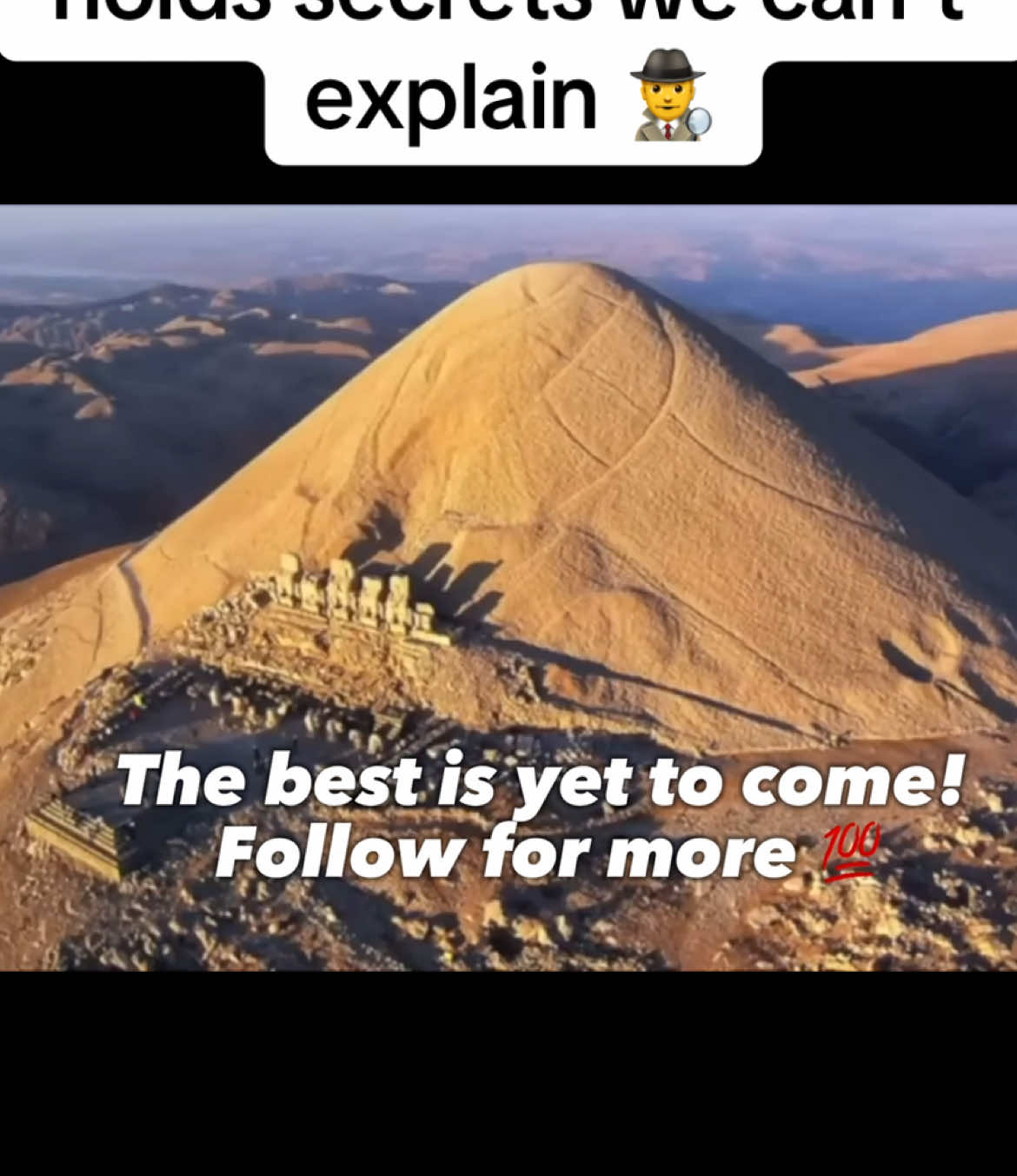 The bigger the statue, the bigger the mystery. 🏛️ Who built these on Mount Nemrud? #FYP #ForYou #Viral #ViralVideo #ExplorePage #Trending #MustWatch #Explore 