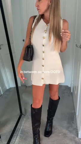 Dress is TikTok Shop 😍 boots are @boohoo but you could easily dress this down with sandals or trainers too.  #OOTD #autumn #autumnoutfits #outfits #tiktokshop #tiktokmademebuyit #aff 