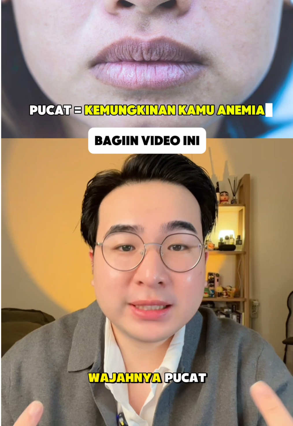 Bagiin ke temen cewek kamu, pasangan atau save dulu! Bibir kamu pucat bisa aja ANEMIA, dan efek nya kalau jangka panjang bisa sampai ke jantung juga, makanya jangan beli lipstick aja tapi cek darah juga penting #pucat #anemia #kurangdarah #perempuan #cewekidaman 