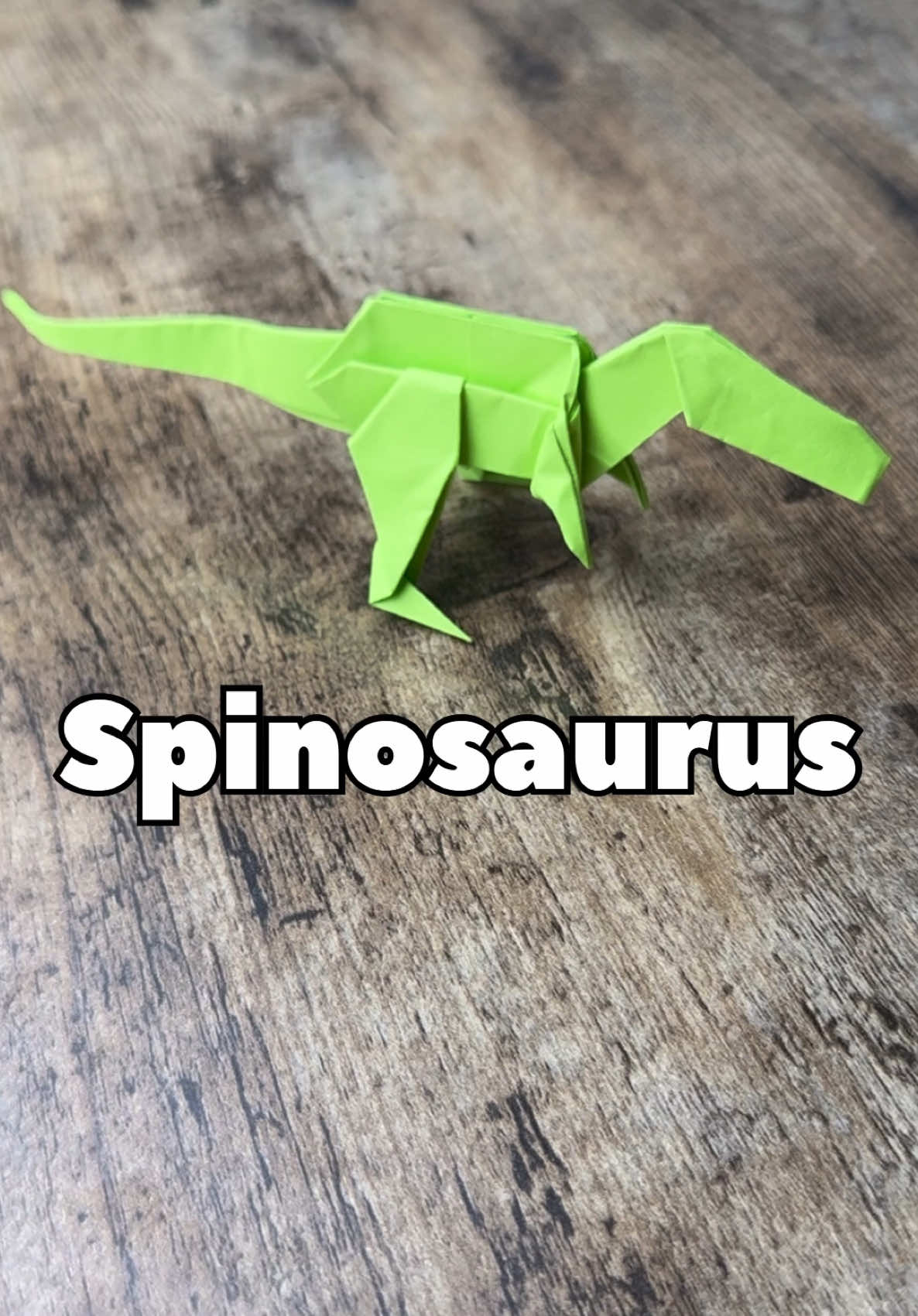 Origami Spinosaurus Tutorial #spinosaurus #dinosaur #jurrasicpark #origami #origamitutorial #origamiworld #papercraft 