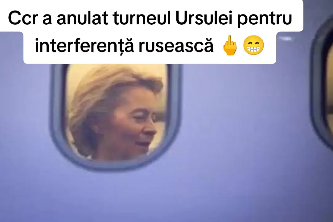 Ccr a anulat turneul Ursulei pentru interferență rusească 🖕😁 #ursulavonderleyen #godina #grevafiscala #euiesintrada 