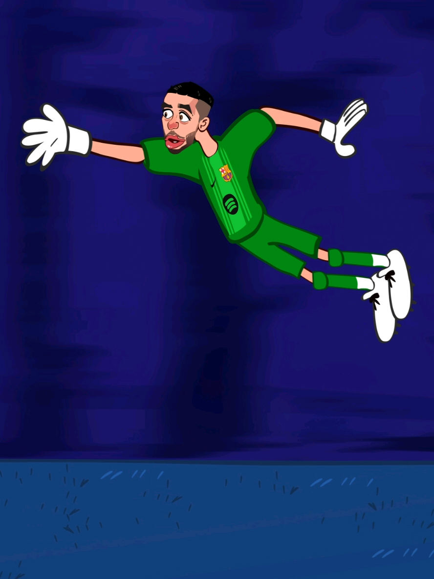 Joan García’s excellent performance saved Barça from defeat. 😎🔥