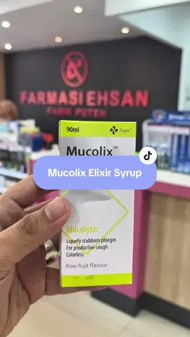 Dapat mencairkan kahak dan melegakan sakit tekak #FarmasiEhsan #batuk #batukkahak #jagakesihatandiridankeluarga  