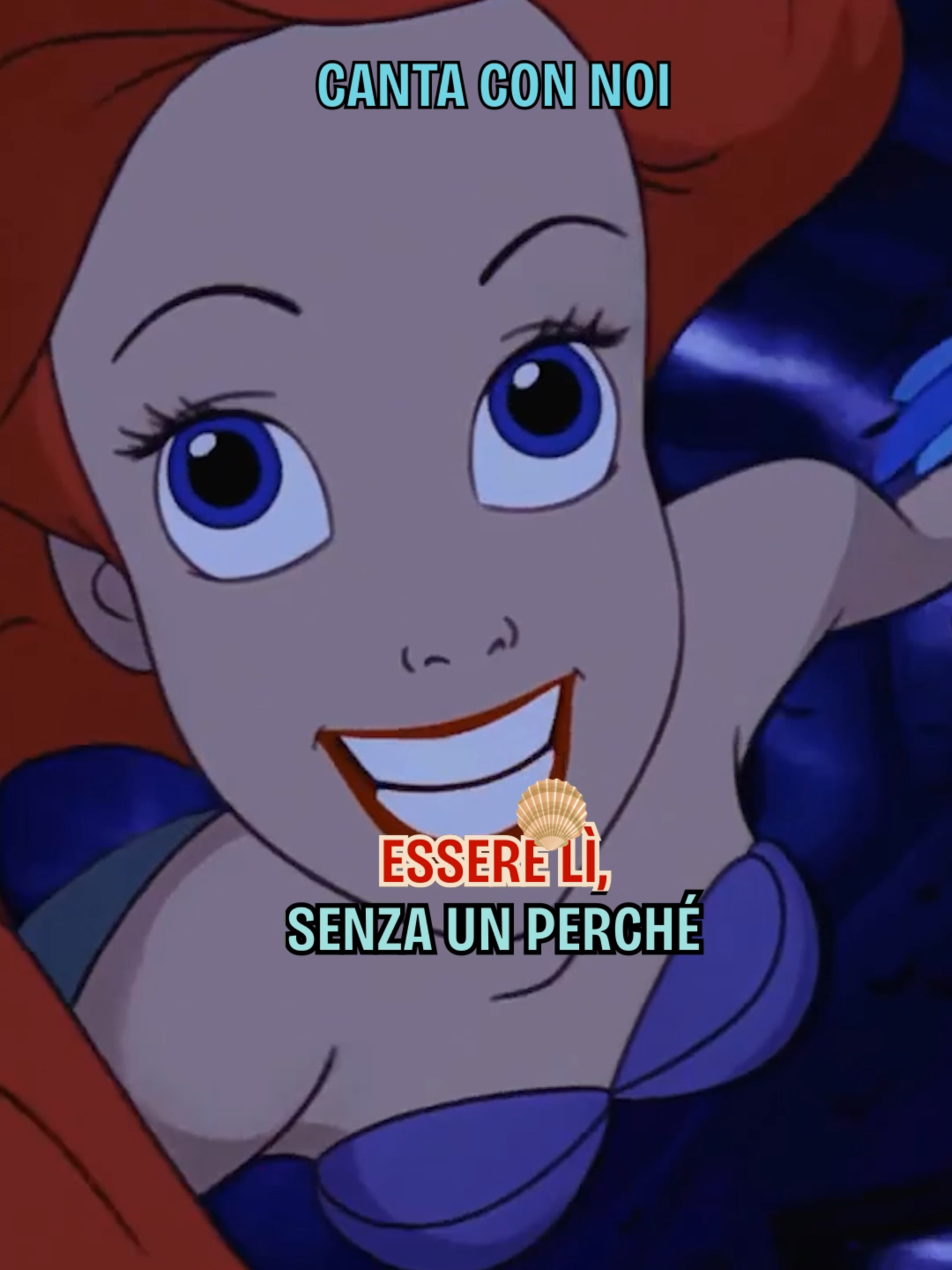 Impossibile non cantare con Ariel. 🧜‍♀️ La Sirenetta è disponibile su #DisneyPlus  #WorldPrincessWeek #PrincipesseDisney #LaSirenetta #UsaIlSuono