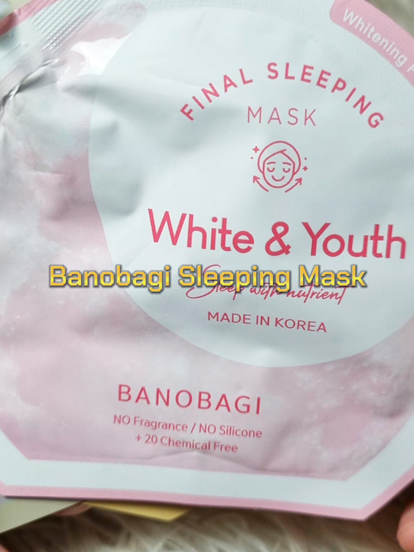 #มาส์ก #มาส์กบาโนบากิ #banobagi #banobagithailand  #sleepingmask 