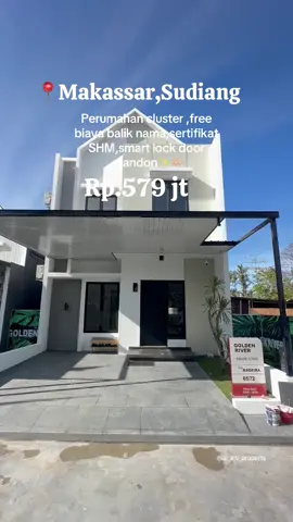 Rumah Tanpa DP Angsuran rendah. Type 65 dengan : Luas tanah 72 (6x12)  Luas tanah 84 (6x14) Dapatkan Promo : ✅ Gratis Kanopi (Khusus KPR) ✅ Gratis Smart Lock Door ✅ Gratis AJB, Balik Nama, BPHTB ✅ Sertifikat Hak Milik ✅ Gratis Mesin Air dan Tandon ✅ Subsidi Biaya Asuransi Max 7jt Info selengkapnya Hub kami Wa :  +6281243914064 #goldenriver  #rumahmurahmodern #rumahmakassar  #intiproperty #fyppppppppppppppppppppppp 
