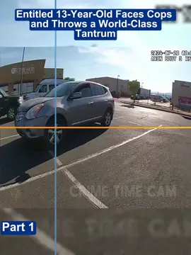 Entitled 13-Year-Old Faces Cops and Throws a World-Class Tantrum #cops #copsoftiktok 