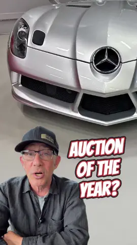 Big time auction 💰 #millemiglia #mercedesbenzamg #hypercar #cartok #tiktokautocampaign The 2009 Mercedes-Benz SLR McLaren Stirling Moss is a limited-edition speedster created as a tribute to the legendary British racing driver and his historic victory in the 1955 Mille Miglia. Only 75 examples were built, and they were offered exclusively to existing SLR owners. This radical, roofless, and windscreen-less car features a carbon-fiber body and is powered by a supercharged 5.4-liter V8 engine from AMG, producing 650 horsepower. This power, combined with a significant weight reduction of over 400 pounds compared to the standard SLR, allows the car to accelerate from 0 to 60 mph in about three seconds and reach a top speed of 217 mph. The design is a modern homage to the classic 300 SLR race car.