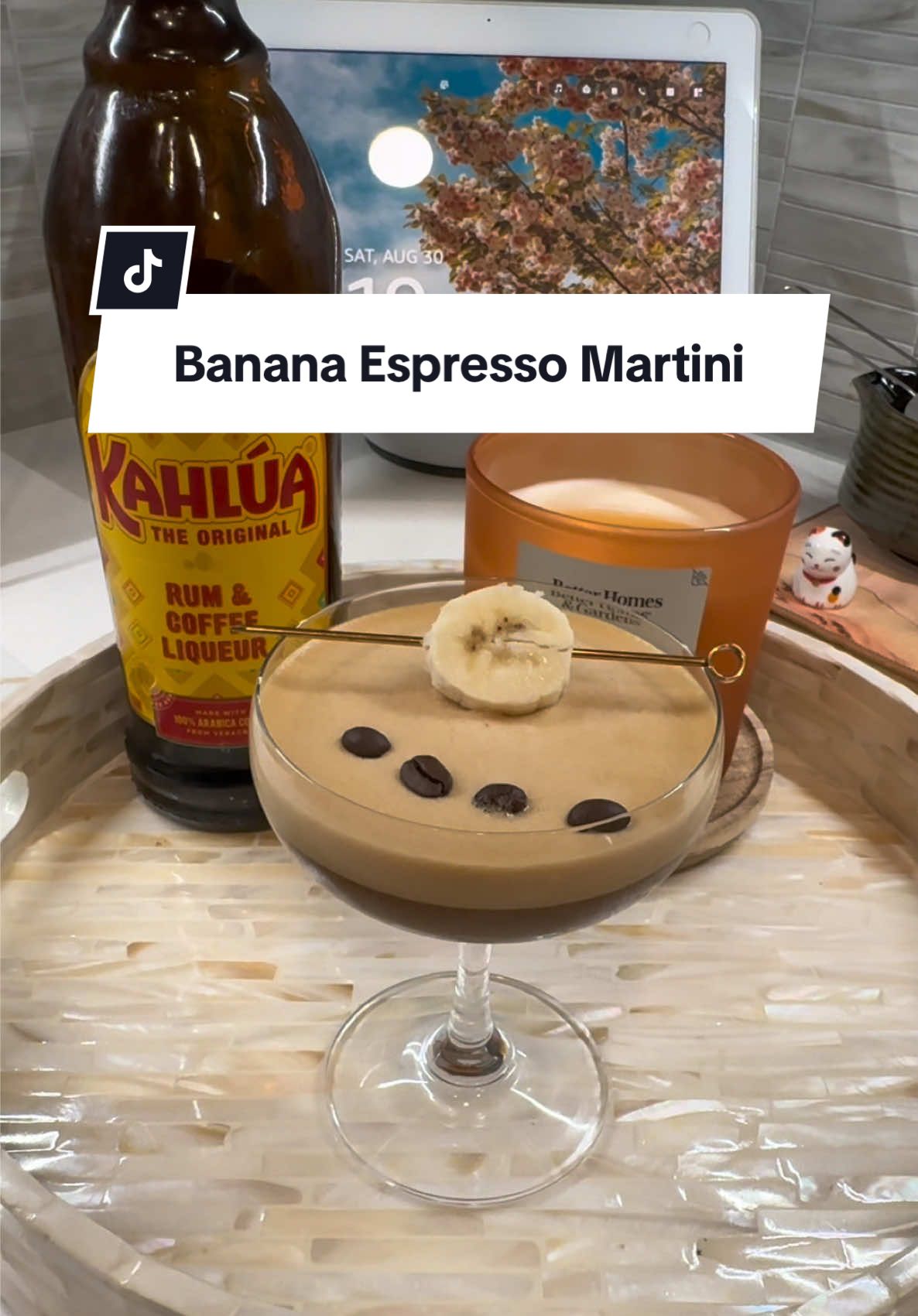 Banana Espresso Martini #cocktails #cocktail #mixologist #mixology #espressomartini 