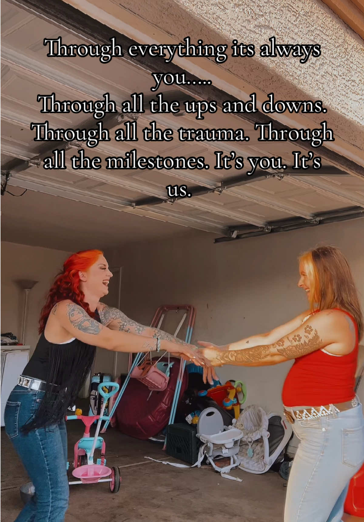 A sister that is forever a built in bestfriend 🩵 @Tabbitha #sistersoftiktok #foryoupage #bestfriendscheck #MomsofTikTok #badassmama 