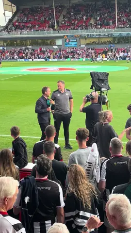 #grimsbytown manager David Artell being interviewed by #bbcsport #gtfc v #manchesterunited #carabaocup 