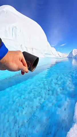 Why you can admire Antarctic glacier water… but never drink it. #foryou #knowledge #tiktok #usa🇺🇸