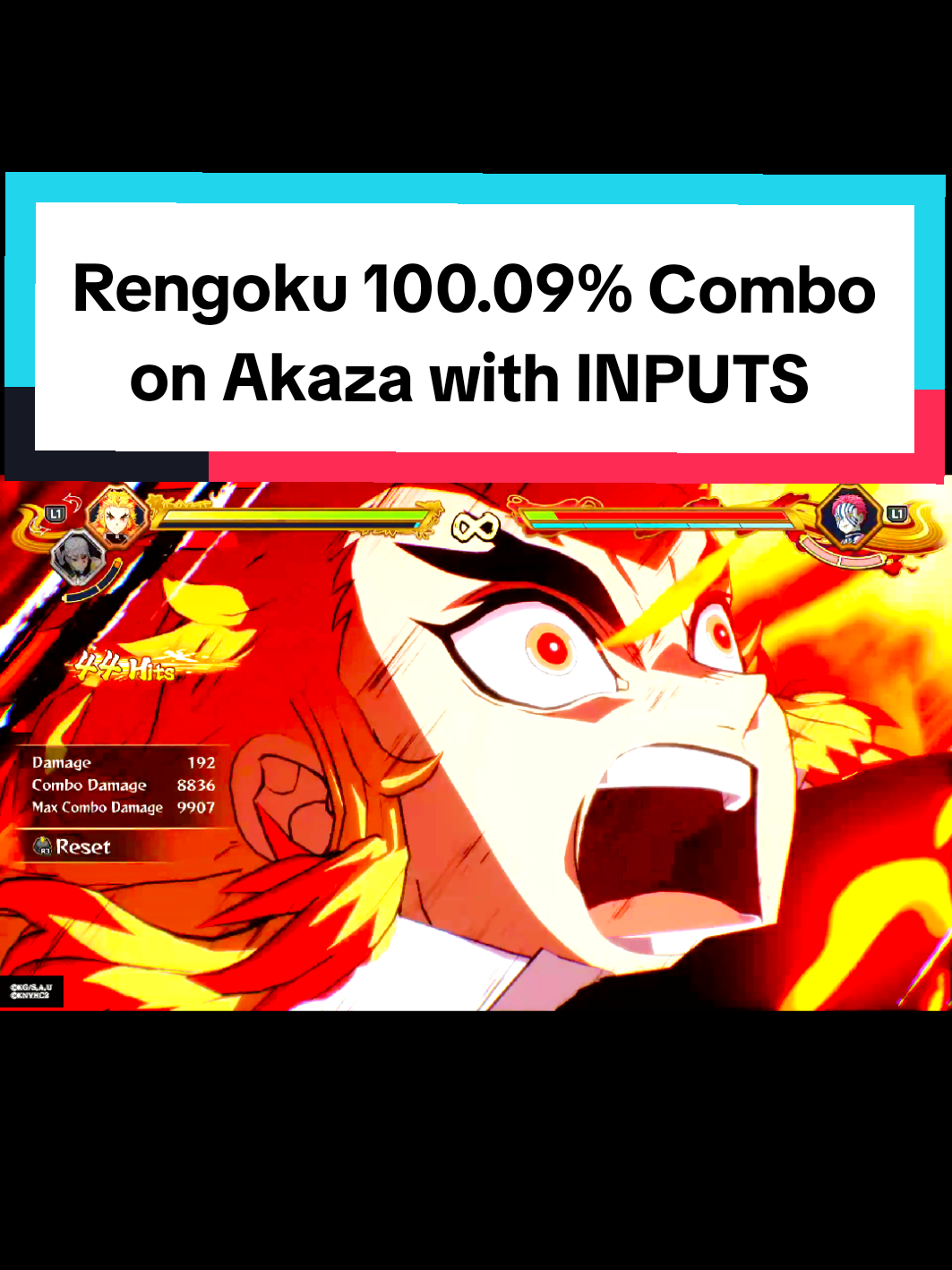 Antwort auf @dvrkeditz09 Rengoku Combo Tutorial with Inputs Switch Tengan  #demonslayer #demonslayerhinokamichronicles2 #animegame #demonslayer #TOD 