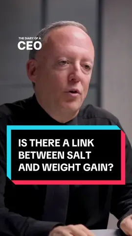 Is there a link between salt and weight gain? 🤔  #salt #weight #health #podcast #clips 