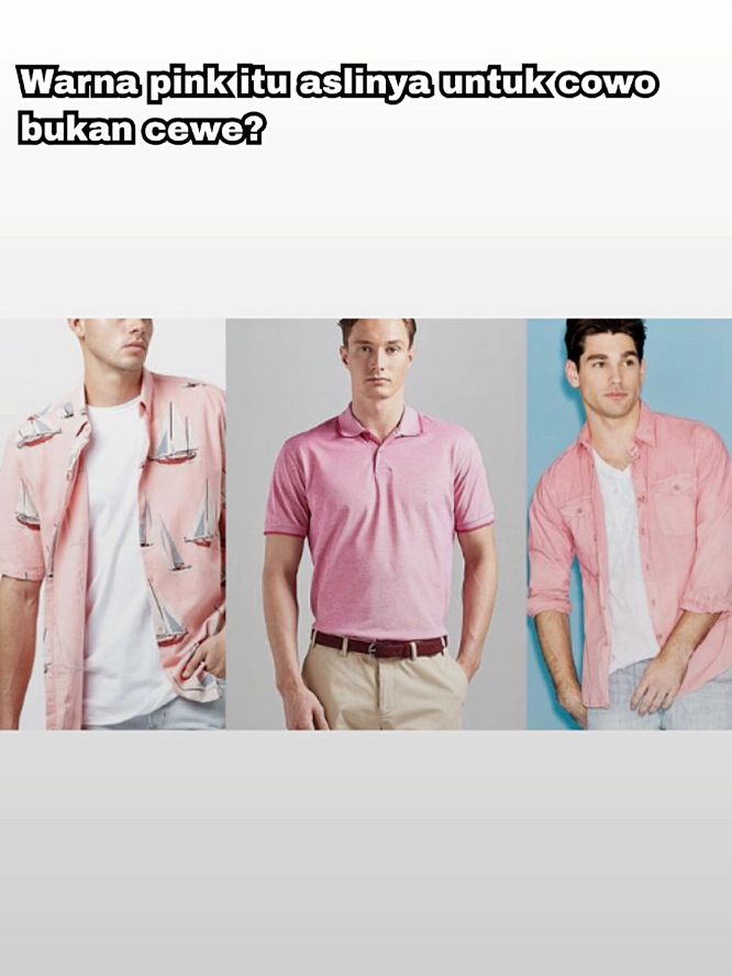 warna pink itu buat cowok?😳 Ya, di Eropa abad ke-19, pink itu dianggap maskulin karena warna ini adalah turunan dari warna merah yang sudah lama jadi simbol keberanian dan kekuatan.jadi, kalau cowok di masa itu pakai pink, itu tandanya mereka gagah dan penuh energi, bukan lemah atau feminin. Nah, stigma pink cuma buat cewek itu sebenarnya baru muncul sekitar tahun 1950 an, dipengaruhi tren fashion waktu itu. Sejak saat itu, masyarakat mulai “ngetrenin” kalau pink itu untuk cewek dan biru untuk cowok. Padahal, kalau ditelusuri sejarahnya, justru baliknya! jadi, jangan heran kalau dulu pink itu justru warna para pria pemberani. #fyp #pink #history #jj