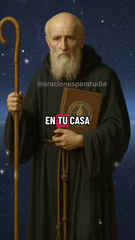 Pon esta oración en tu casa y nada oscuro podrá tocarte. Hoy invocamos a San Benito #sanbenito #oracionestiktok #oracionesdiarias #oracionespoderosas #oracionesmilagrosas 
