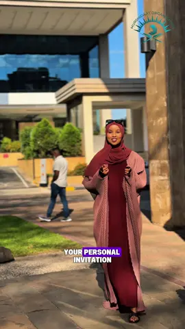 “Her legacy begins within” By @Murshidaat Organization is an opportunity to turn back to Allah (swt)… and ask ourselves : If today was my last day, what would I wish I had done differently? This is your personal invitation to join us the on 14th September at Emara Ole Sereni.  Video by @DirectorModeOn 