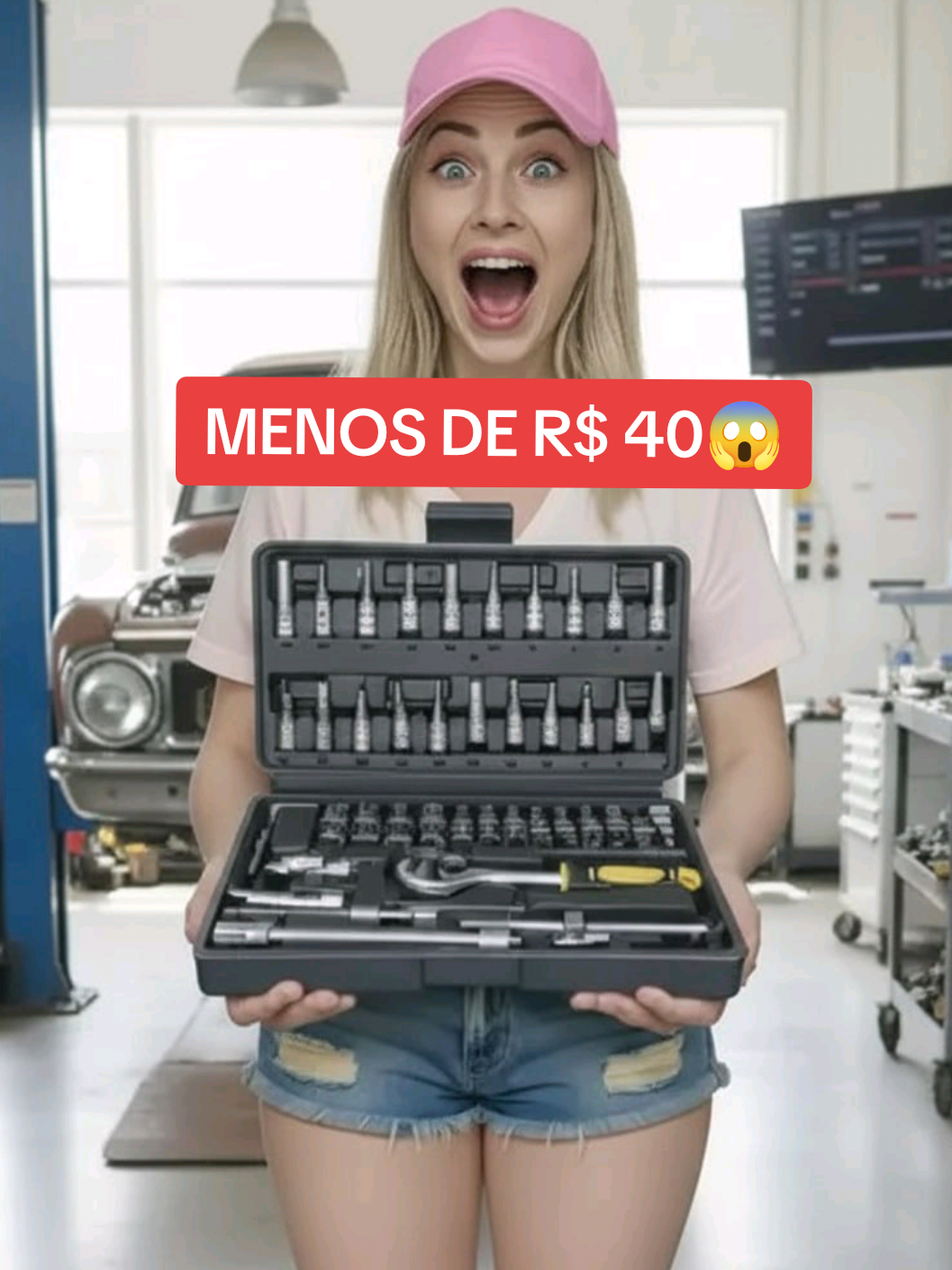 Maleta de ferramentas para mecânica 🔧🪛 #maletadeferramentas #kitdeferramentas #tiktokshopbrasil #consertar #kitdechaves 