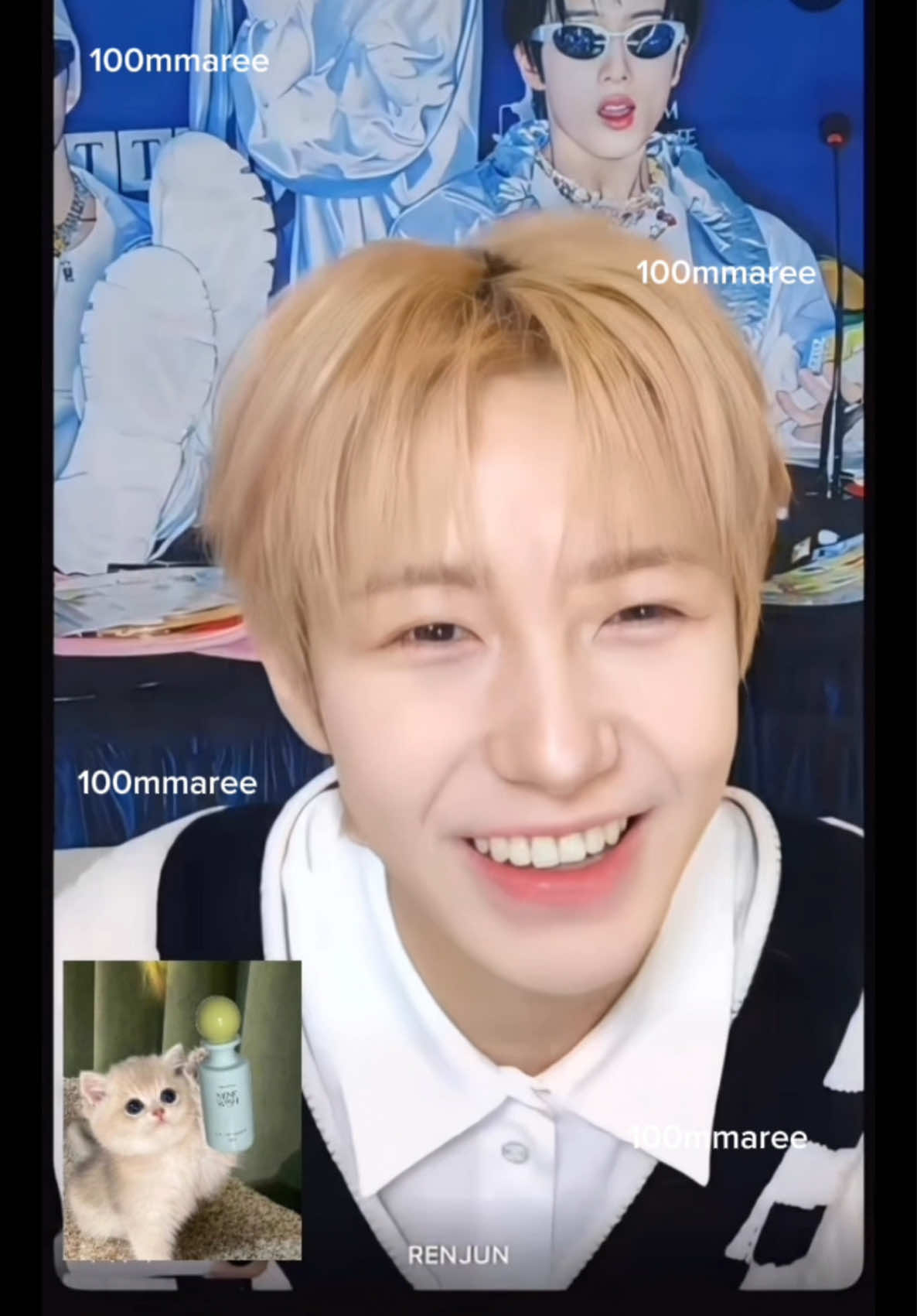 อันไหนคือแมวตัวจิง🤏🏻🥹🐱 #renjun #JANUAPRESENTER #เหรินจวิ้น #nctdream #callsign 