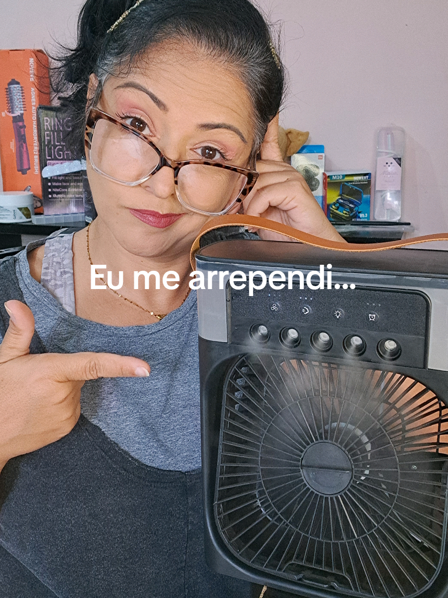 Refrigerador De Ar, Ventilador Portátil, Cromoterapia, Aromaterapia, Vaporizador #ventilador #refrigeradordearportátil 