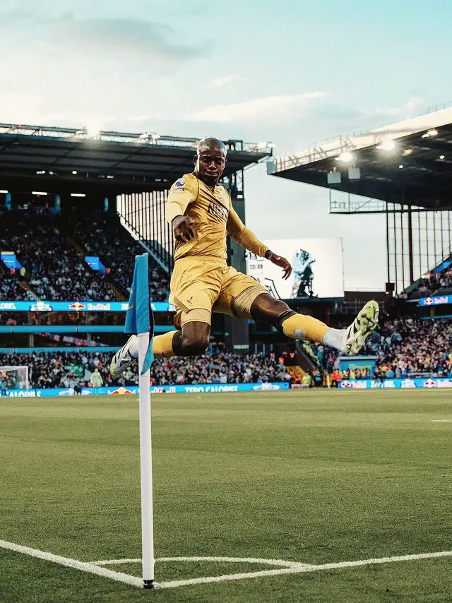 Might be the last time we see the Mateta corner flag celebration 💔 #football #mateta #crystalpalace #footballcelebrations #PremierLeague 