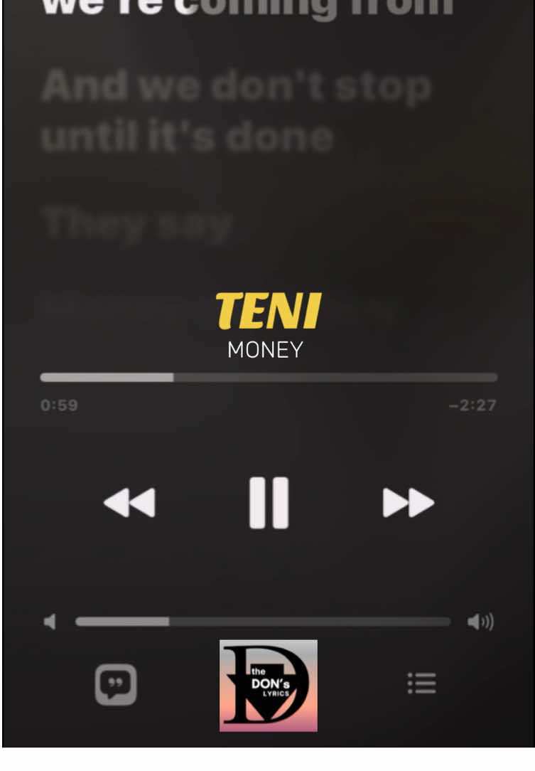 @tenitheentertainer  #teni #money #musiclyrics #musiclyricsvideos #trendingvideo #goviral #viralsonglyrics #viralsong #popular #thedonslyrics #trendinglyrics #foryoupage #fyp #nigeriantiktok🇳🇬🇳🇬🇳🇬❤️❤️🇳🇬🇳🇬🇳🇬 