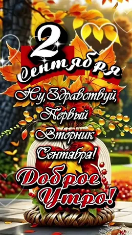Доброе утро! #2сентября #ДОБРОЕУТРОНОВИНКИ  #вторник 