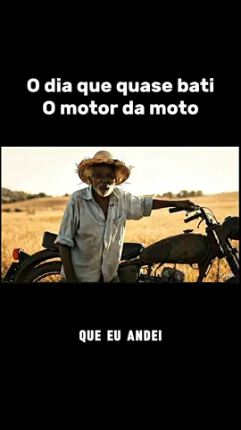 O dia que quase bati o motor da moto #veo3 #comedia #mentiras #humor #IA 