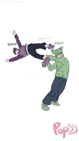 most chaotic MBTI duo #enfp #entp #mbti #animationmeme #digitalart || enfpxentp mbtimeme 