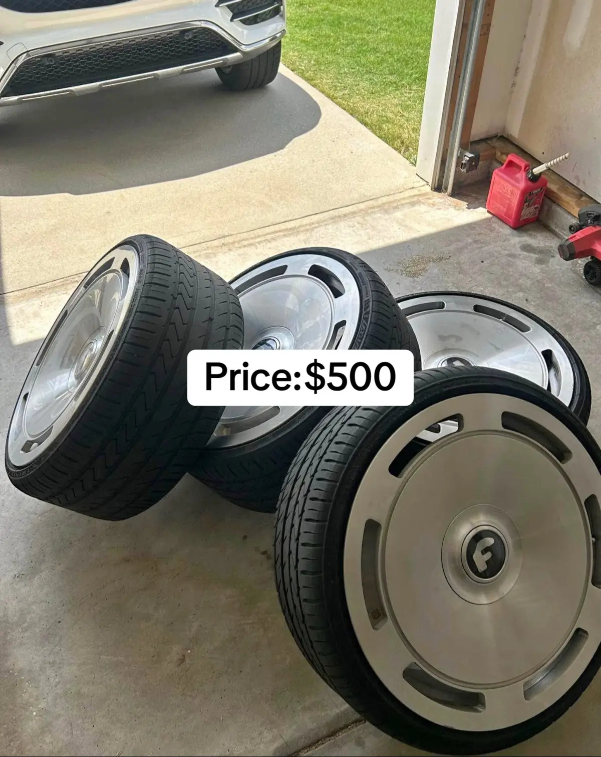 22” FORGIATO BLANK RA WHEELS AND TIRES  (USED)  FITS: MERCEDES, AUDI, BENTLEY, NEW BMW BOLT PATTERN: 5X112 CAME OFF AN AUDI A8 👉 SOLD THE CAR Wheels are 3 months old, tires are like new. #fyp #forgiato #wheels 