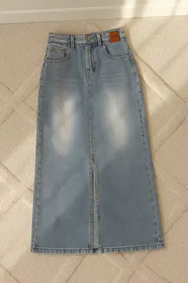 Monday.jins——Rok Denim Retro Wanita #rok #rokdenim #rokwanita #rokwanitakekinian #fyppppppppppppppppppppppp 
