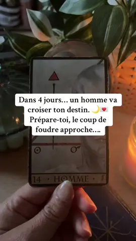 ✨ Dans 4 jours, ton destin amoureux bascule… Un homme tourne autour de toi, même si tu ne le remarques pas encore. Dans quelques jours, il va t’envoyer un message… et ce simple mot pourrait tout changer. 💌 Le coup de foudre approche ⚡️🌙 Prépare-toi à accueillir une grande histoire d’amour. 💖 👉 Tu veux savoir si ce signe est vraiment pour toi ? Écris-moi en privé et je t’éclaire.  #voyance #tirage #oracle #destin #magie #sorcellerie #witchy #flammejumelle #coupdefoudre #relationamoureuse #energiepositive #spiritualité