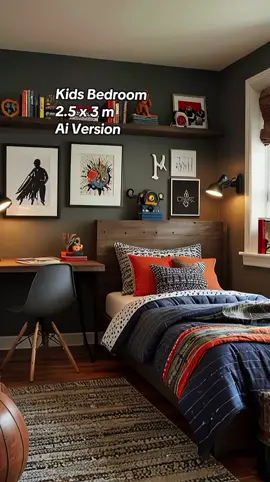 Kamar tidur anak, sesuaikan dengan karakter Dan minat SI anak #ai #rumahminimalis #rumah #kamartiduranak 
