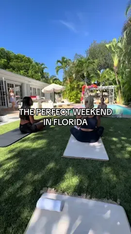 Pilates & pool party at the cutest local airbnb this weekend  Airbnb: Casa Nomada in Fort Lauderdale @Nicole Andreotta (@casanomadaretreat on Instagram)  Mat Pilates: @danicorteso  Hosted by: @livigoldi @Shelly Teal (thx for the invite Shelly!)  #weekend #event #pilates #fortlauderdale #florida 