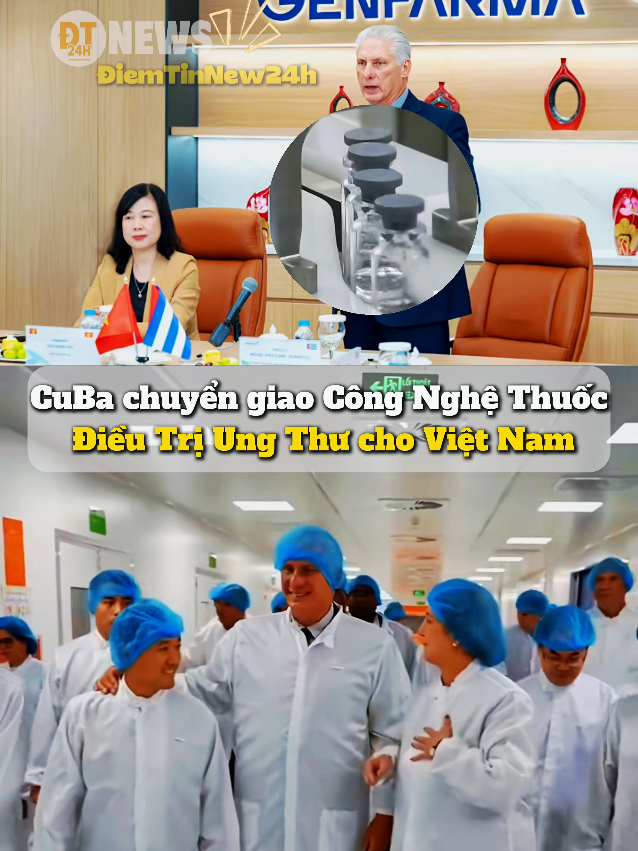 Cuba Chuyển Giao Công Nghệ Sản Xuất Thuốc cho Việt Nam #diemtinnew24h #cuba #vietnam #tintuc #cubavietnam