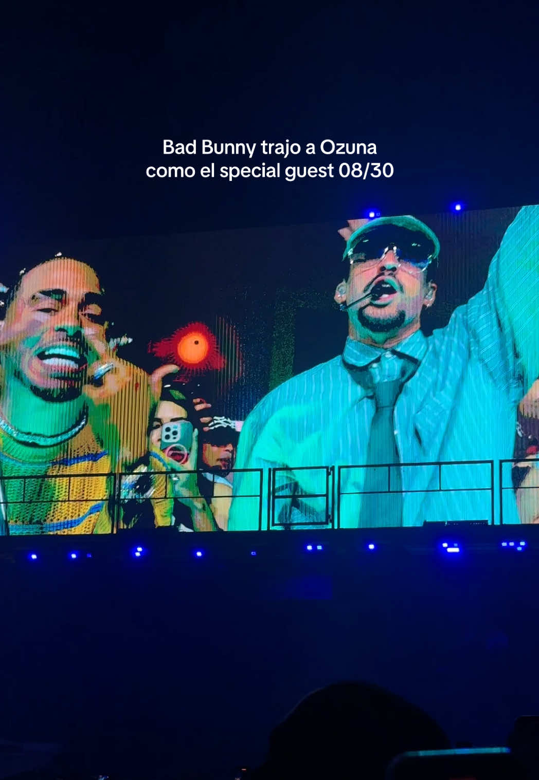 Nuestro invitado especial en la Residencia de Bad Bunny fue Ozuna! #badbunnyresidency #elcholi #puertorico #badbunny 