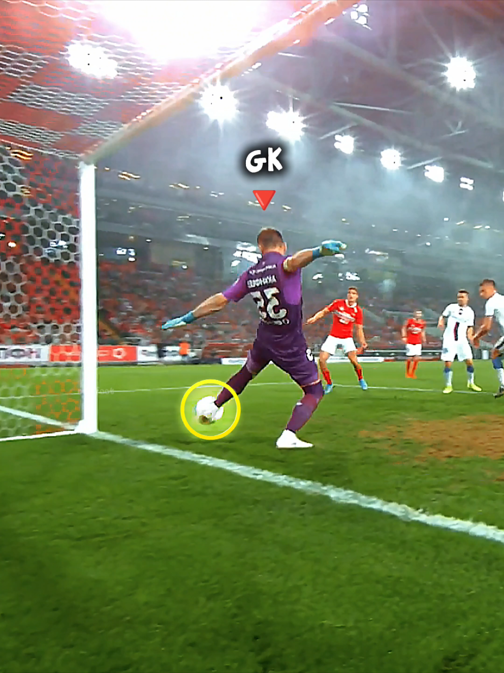 When the goalkeeper puts on a show 🤪   👉PART 17 #football #sport 