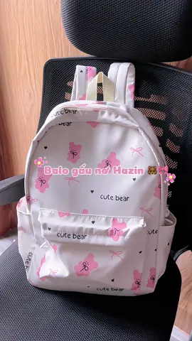 Balo xinhh form cưnggg đựng được nhiều đồ nè, tệp tài liệu A4 vô tư nhaaa 🌸🌸🌸 #baloxinh #balodihoc #balochongnuoc #balodep #balocute 