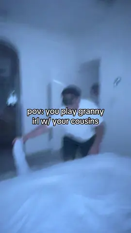 we knocked down a potted plant… #granny #grannyirl #scary #cousins #viral 