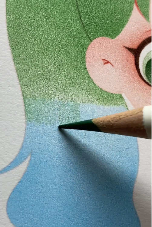 Relaxed color paving#art #draw #howtodraw #pencil #fyp 