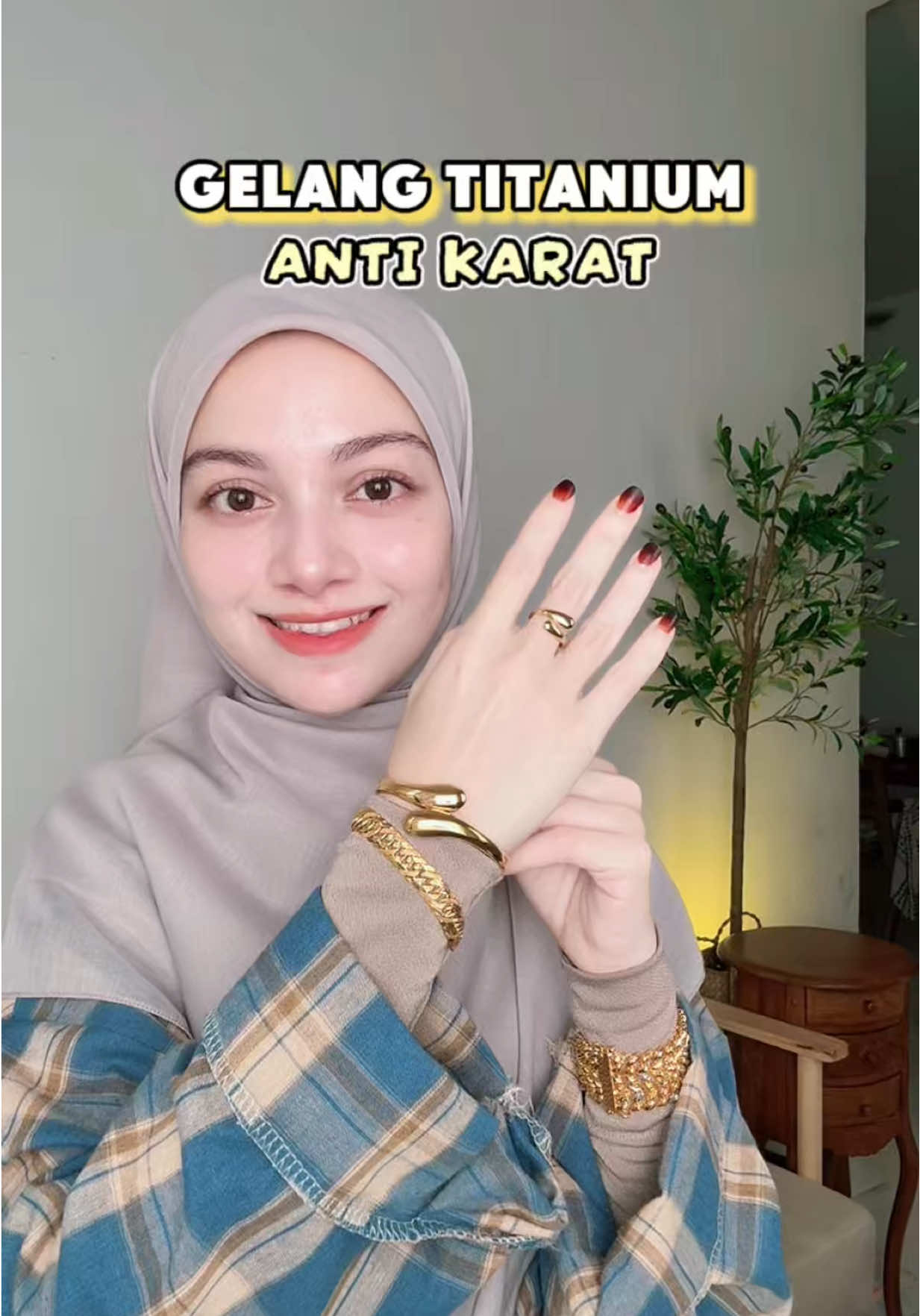 #titanium #gelangtitanium #gelangtitaniumantikarat #gelang #bangle 