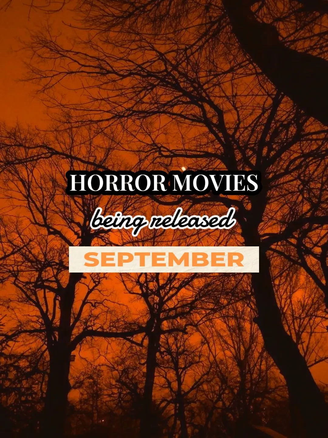New HORROR movies releasing this month! Starting off the month strong with The Conjuring: Last Rites 👹🍿🎃 #horrormovie #theconjuring #fyp #movierecommendation #september 
