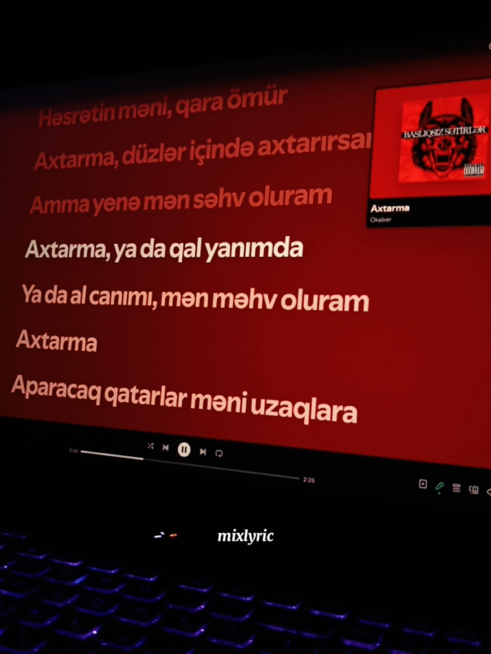 Okaber-Axtarma  . . . . . #okaber #axtarma #azrap #qruz_music #keşfet 