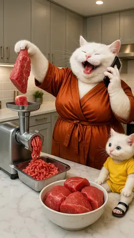 The grinder grip :A baby is painful lesson#cat #ai #aicat 