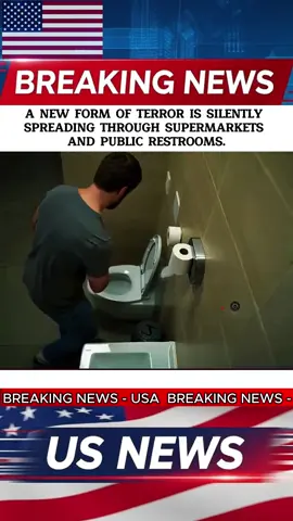 Criminosos estão usando seringas infectadas para contaminar papel higiênico. #news #breakingnews #foryou #usa 